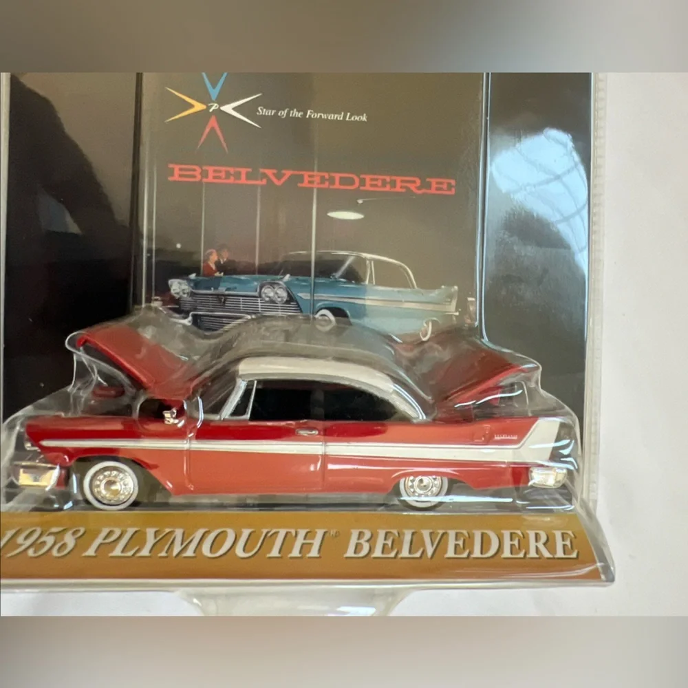 NEW Ertl 1958 Plymouth Belvedere American Muscle Car Die-Cast Metal Limited Ed